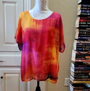 Style & Co Layered Blouse